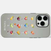 Margarita Anyone Monogrammiert Case-Mate iPhone Hülle (Rückseite (Horizontal))