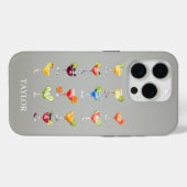 Margarita Anyone Monogrammiert Case-Mate iPhone Hülle (Rückseite (Horizontal))