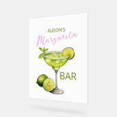 Margarita Bar Acrylschild (Winkel)