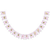 Margarita Bar Pink Wimpelkette (Alle)