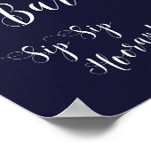 Margarita Bar signa Hochzeitschiff Poster (Ecke)