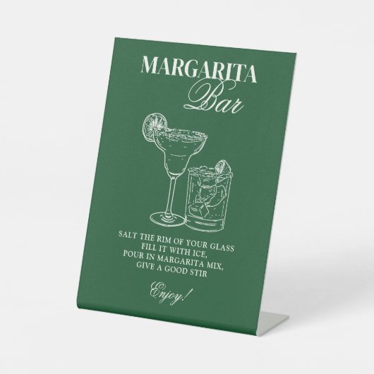 Margarita Bar Sockelschild (Vorderseite)