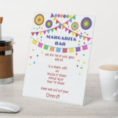 Margarita Bar Tabletop Sign - Fiesta Drink Station Sockelschild (In SItu)