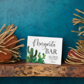 Margarita Bar wedding sign Tabletop Plaque Fotoplatte (Seite)