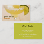 Margarita-Barkeeper-Geschäfts-Karte Visitenkarte (Vorne/Hinten)