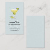 Margarita Barkeeper, Mixologe Visitenkarte (Vorne/Hinten)