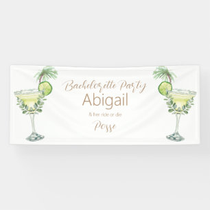 Margarita Beach Ride oder Die Posse Bachelorette Banner
