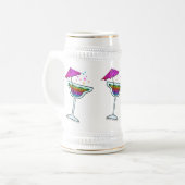 MARGARITA BIER STEIN BIERGLAS (Vorderseite Links)