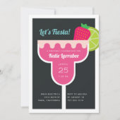 Margarita Birthday Party Einladung (Vorderseite)