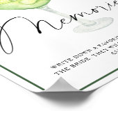 Margarita Brautparty Erinnerungen mit der Braut Poster (Ecke)