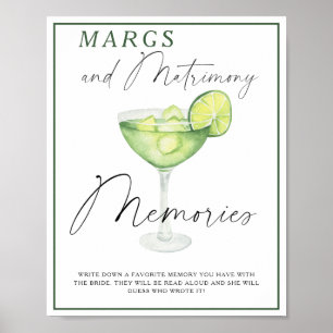 Margarita Brautparty Erinnerungen mit der Braut Poster
