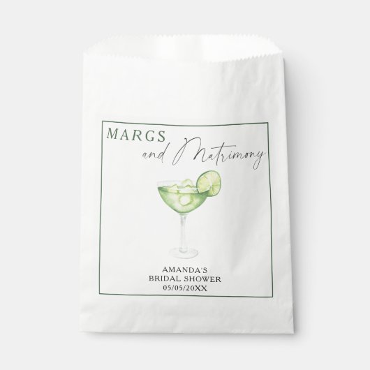 Margarita-Brautparty Geschenktütchen (Vorderseite)