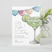 Margarita Cinco De Mayo Party Einladung (Stehend Vorderseite)