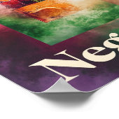 Margarita Cocktail Dekoration: Fett & klassisch Ba Poster (Ecke)