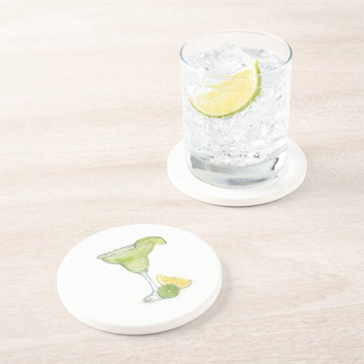 Margarita Cocktail Getränkeuntersetzer (Seite)