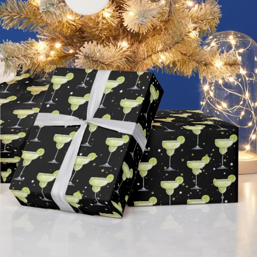 Margarita-Cocktail-Muster Geschenkpapier (Feiertage)