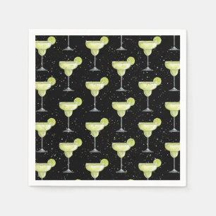 Margarita-Cocktail-Muster Serviette