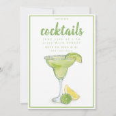 Margarita Cocktail Party Einladung (Vorderseite)