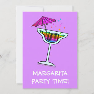 MARGARITA COCKTAIL-PARTY-EINLADUNGEN EINLADUNG