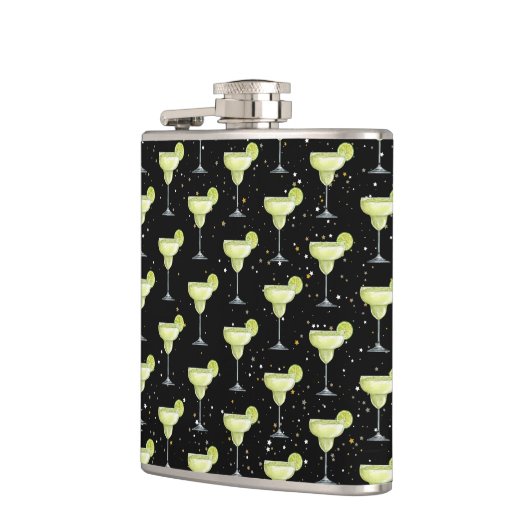 Margarita Cocktail Pattern Flachmann (Links)