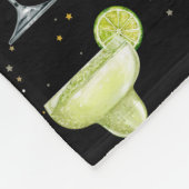 Margarita Cocktail Pattern Fleecedecke (Ecke)