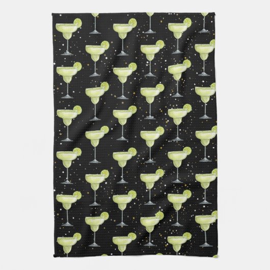 Margarita Cocktail Pattern Geschirrtuch (Vertikal)