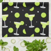 Margarita Cocktail Pattern Geschirrtuch (Gefaltet)