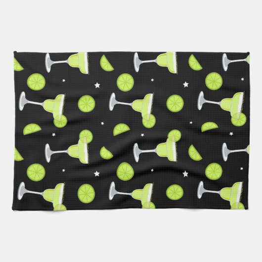 Margarita Cocktail Pattern Geschirrtuch (Horizontal)