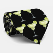 Margarita Cocktail Pattern Krawatte (Gerollt)