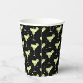 Margarita Cocktail Pattern Pappbecher (Rechts)