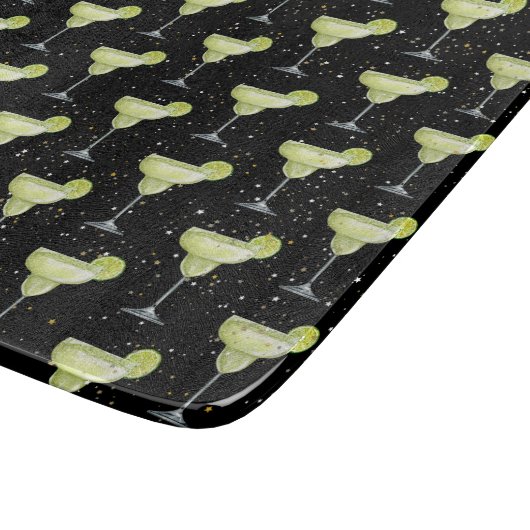 Margarita Cocktail Pattern Schneidebrett (Ecke)