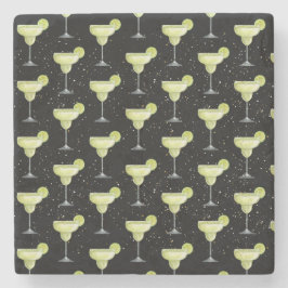 Margarita Cocktail Pattern Steinuntersetzer