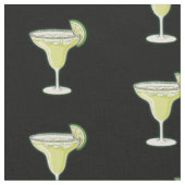 Margarita Cocktail Pattern Stoff (Nahaufnahme)