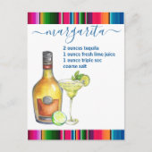 Margarita Cocktail Recia Postkarte (Vorderseite)