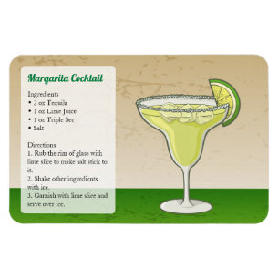 Margarita Cocktail Rezept Magnet