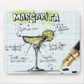 Margarita Cocktail Rezept Mousepad (Vorne)