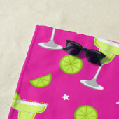 Margarita Cocktail Rosa Grün Sommerspass Strandtuch (Beispiel)