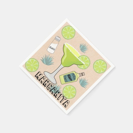 Margarita Cocktail Serviette (Ecke)