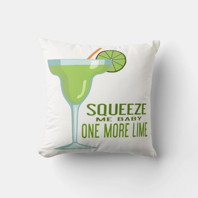 Margarita Cocktail | Squeeze Me Baby noch Limon Kissen (Vorderseite)