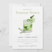 Margarita Cocktail Summer Soiree Cocktail Party Einladung (Vorderseite)