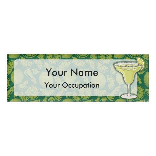 Margarita Cocktailmarke Namenschild (Vorderseite)
