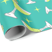 Margarita Cocktails Gemustert Geschenkpapier (Rolleneckpunkt)