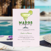 Margarita Coctail Margs & Matrimony Bridal Dusche Einladung