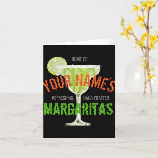 Margarita D T Shirt Karte (Gelbe Blume)