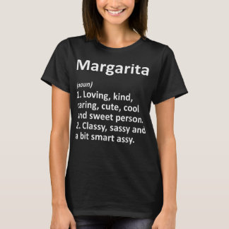MARGARITA - Definition Personalisierter Sonntag Ge T-Shirt