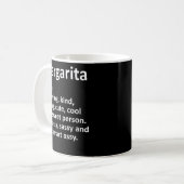 MARGARITA Definition Personalized Funny Birthday G Kaffeetasse (Vorderseite Links)