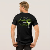 Margarita-Ding Mixologist Cocktail Tri-Blend Shirt (Rückseite voll)