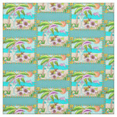 Margarita Dolphin Splash Stoff (Muster)