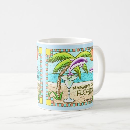 Margarita Dolphin Tasse (VorderseiteRechts)