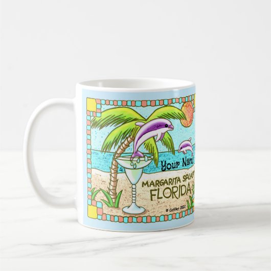 Margarita Dolphin Tasse (Links)